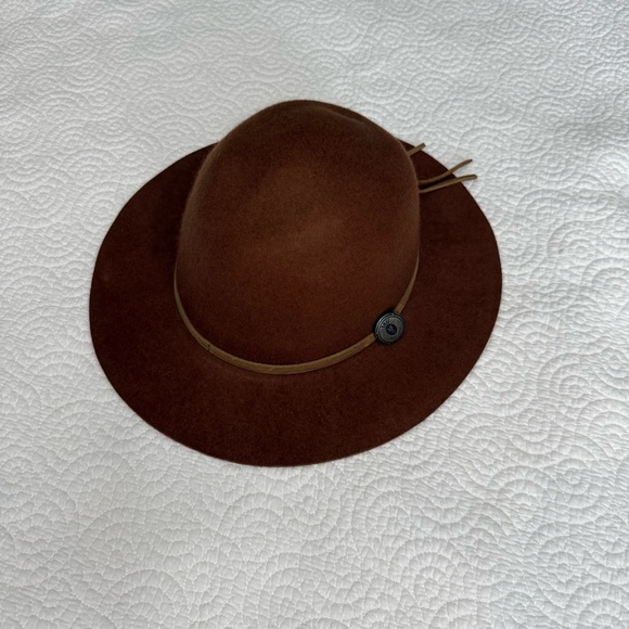 Frye Brown Wool Hat size S/M - Picture 1 of 8